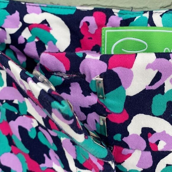 Pappagallo Sz 10  The Chelsea pant in Jade Multi - Picture 6 of 12